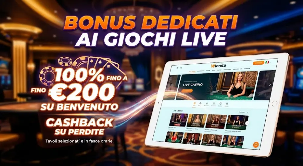 Bonus e promozioni per il Live Casino