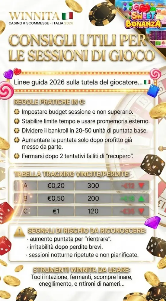 Consigli utili per le sessioni di gioco